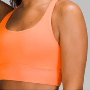 Lululemon Athletica Vibrant Orange Sports Bra